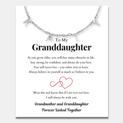 Classic Name Necklace for Granddaughter