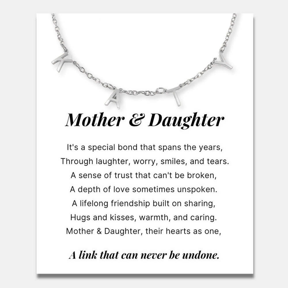 Classic Name Necklace for Daughter