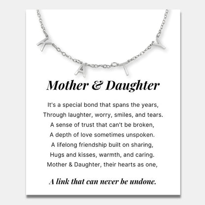 Classic Name Necklace for Daughter