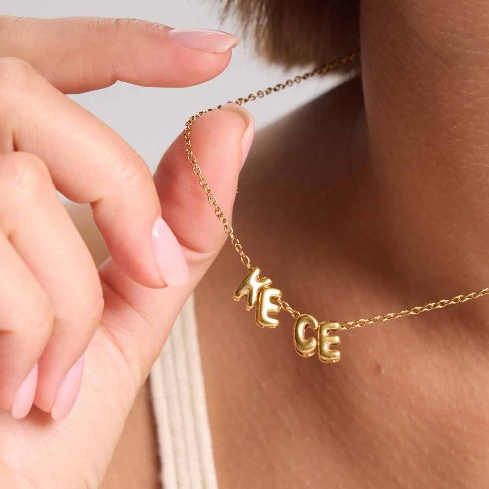 Bubble Name Necklace