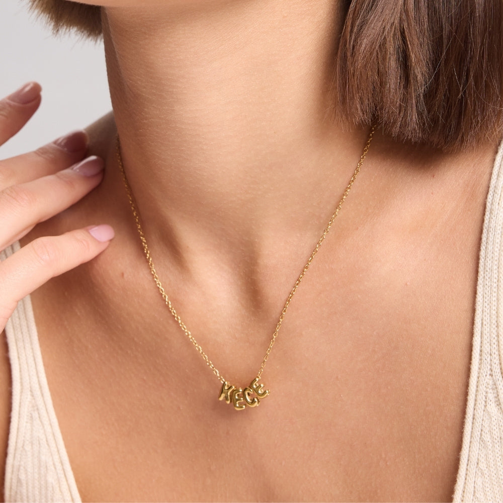 Bubble Name Necklace