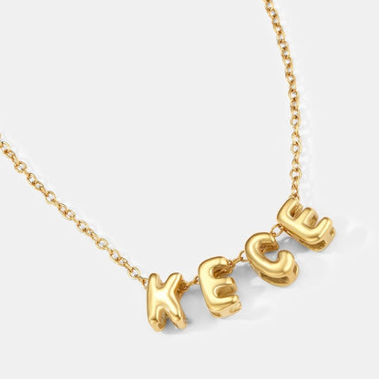 Bubble Name Necklace for Daughter