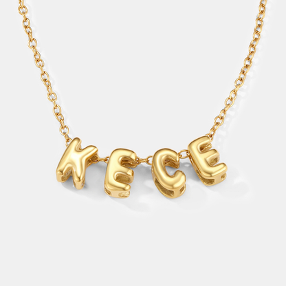 Bubble Name Necklace