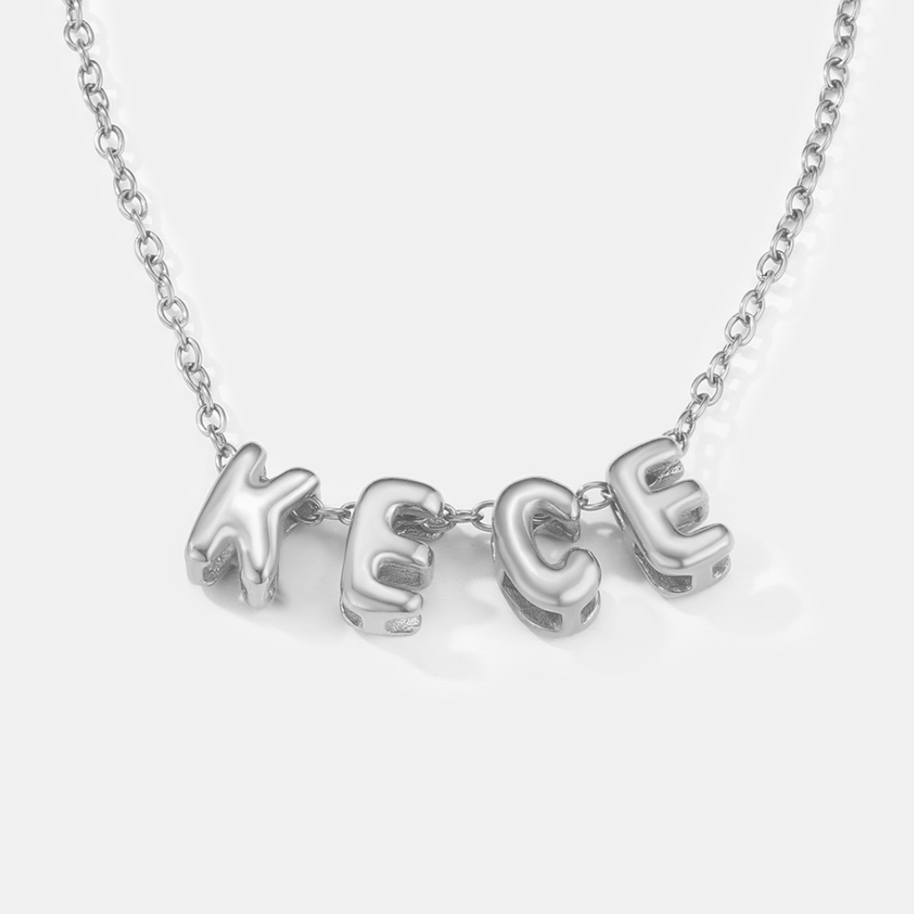 Bubble Name Necklace