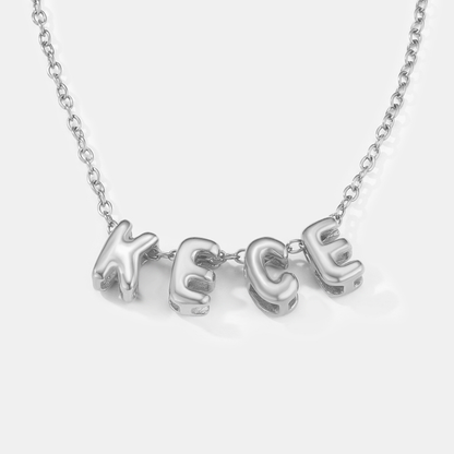 Bubble Name Necklace
