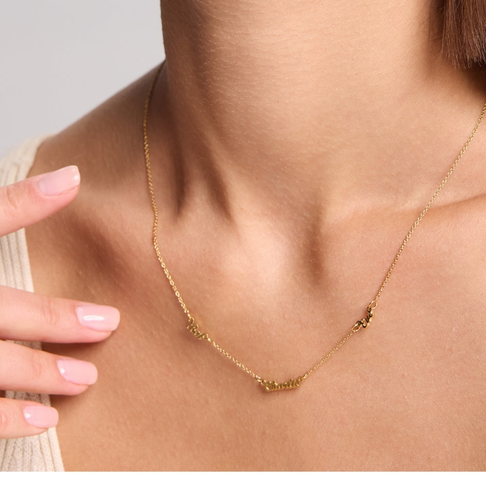 Multiple Name Necklace – Heart of The Family