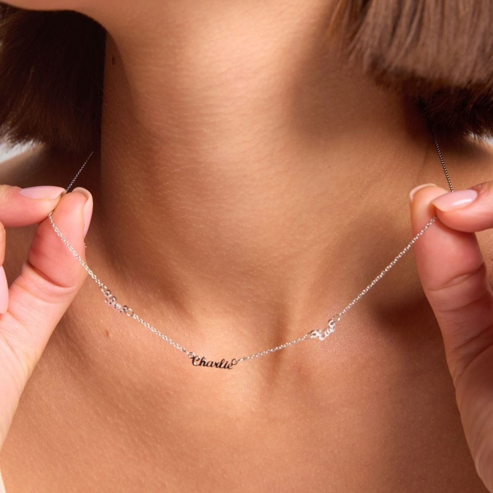 Multiple Name Necklace – Heart of The Family