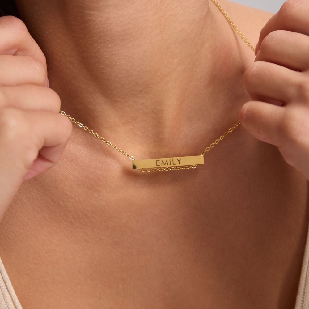 Name Bar Necklace