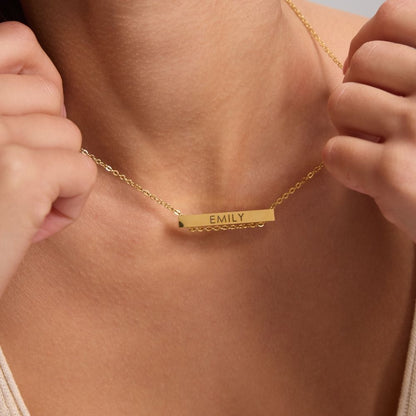 Name Bar Necklace