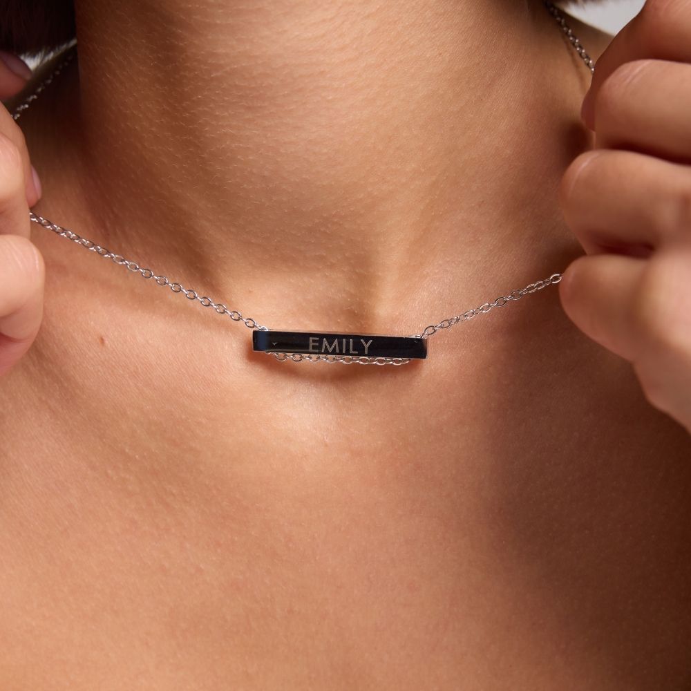 Name Bar Necklace for Daughter