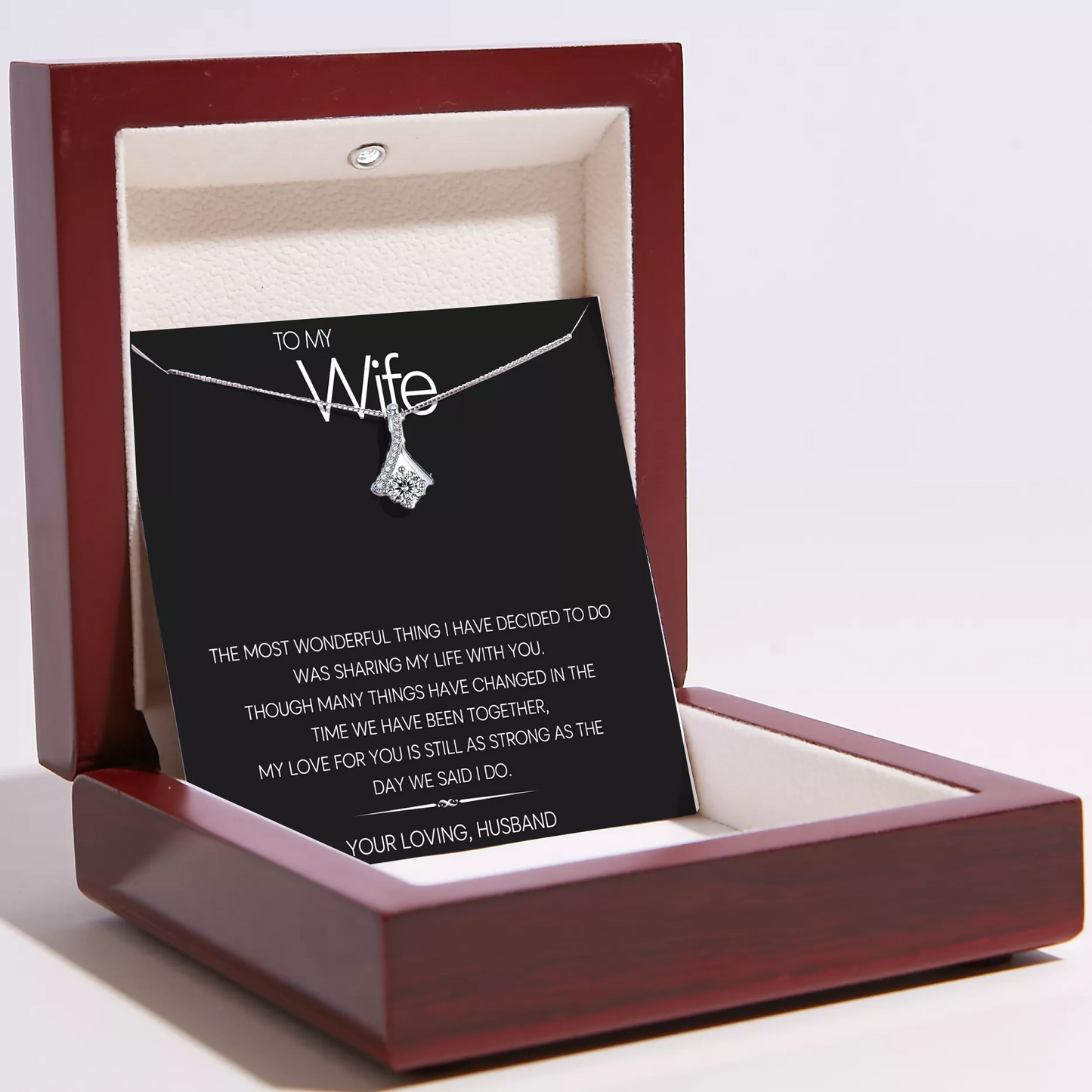 Infinite Love Necklace For Wife -The Most Wonderful Thing