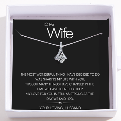 Infinite Love Necklace For Wife -The Most Wonderful Thing