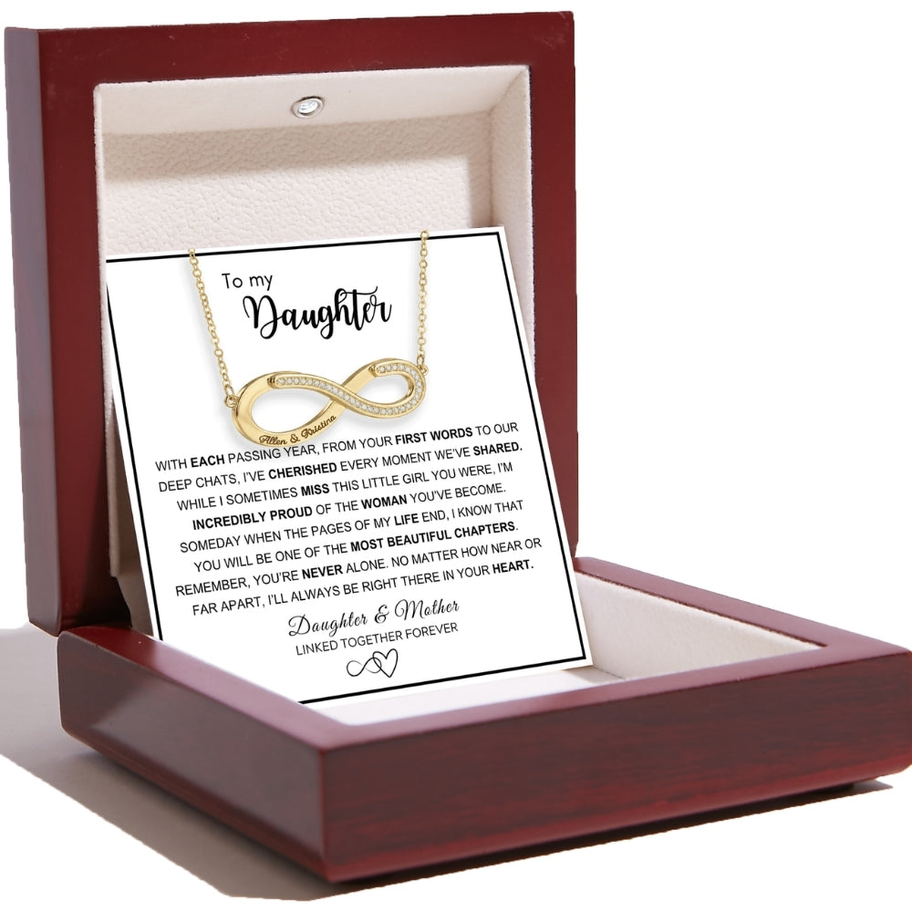 To My Daughter – Love Is Infinity Necklace