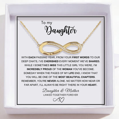 To My Daughter – Love Is Infinity Necklace