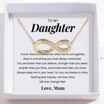 To My Daughter – Love Is Infinity Necklace