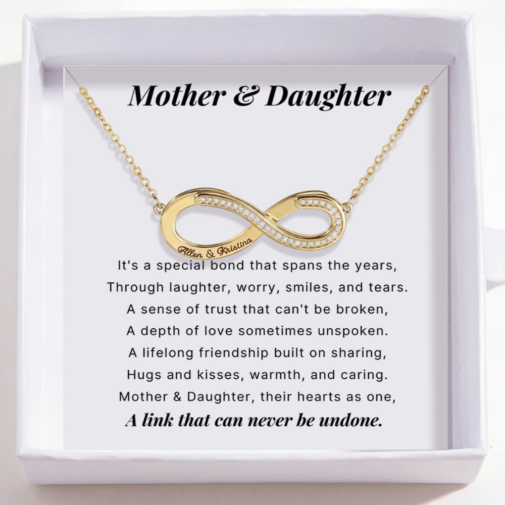 Mother Daughter – Love Is Infinity Necklace