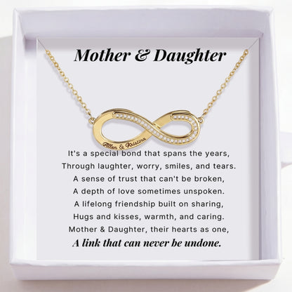 Mother Daughter – Love Is Infinity Necklace