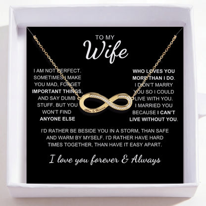 To My Wife – Love Is Infinity Necklace