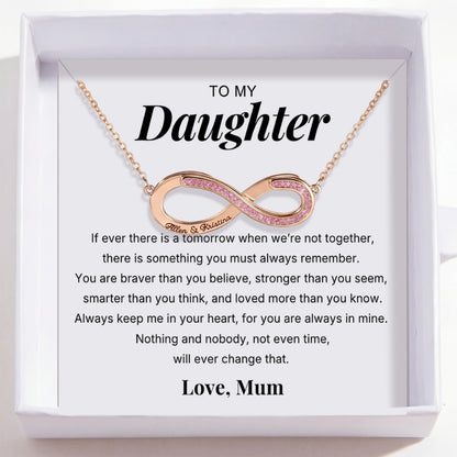 To My Daughter – Love Is Infinity Necklace
