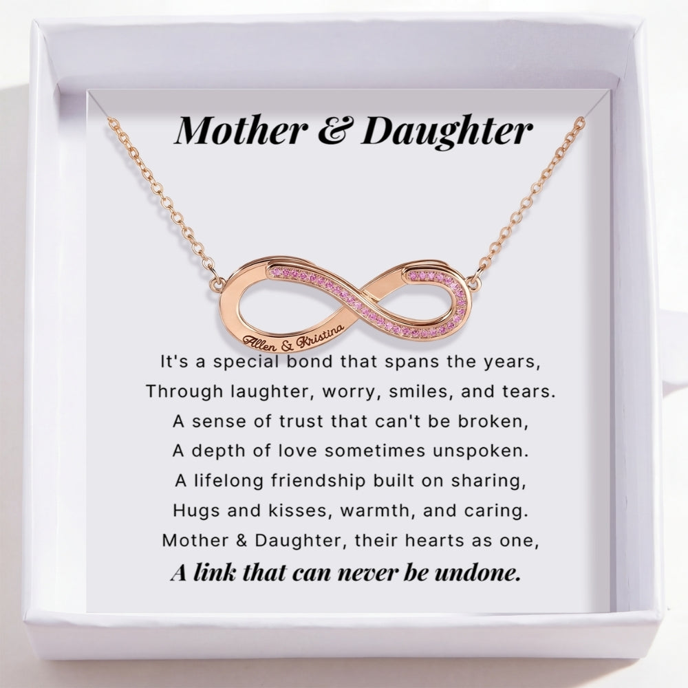 Mother Daughter – Love Is Infinity Necklace