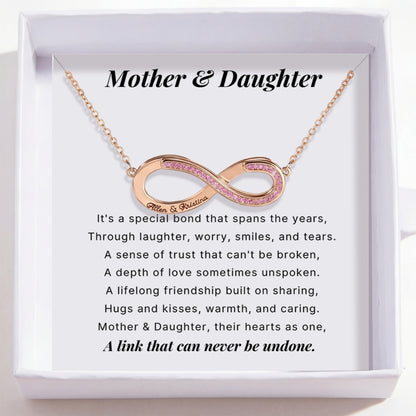 Mother Daughter – Love Is Infinity Necklace