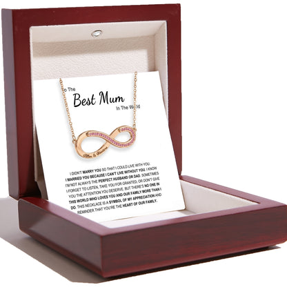 To My Wife – Love Is Infinity Necklace