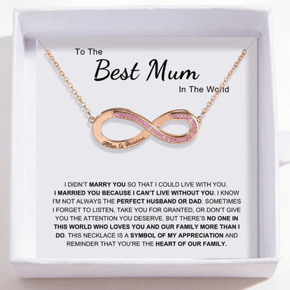 To My Wife – Love Is Infinity Necklace