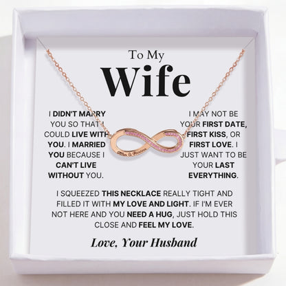 To My Wife – Love Is Infinity Necklace