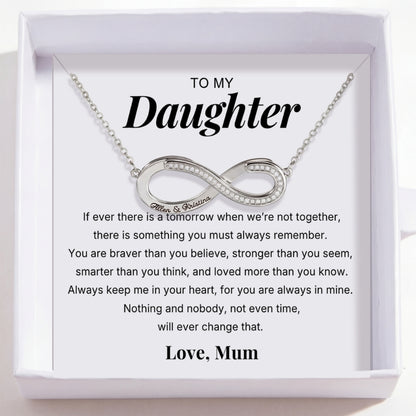 To My Daughter – Love Is Infinity Necklace