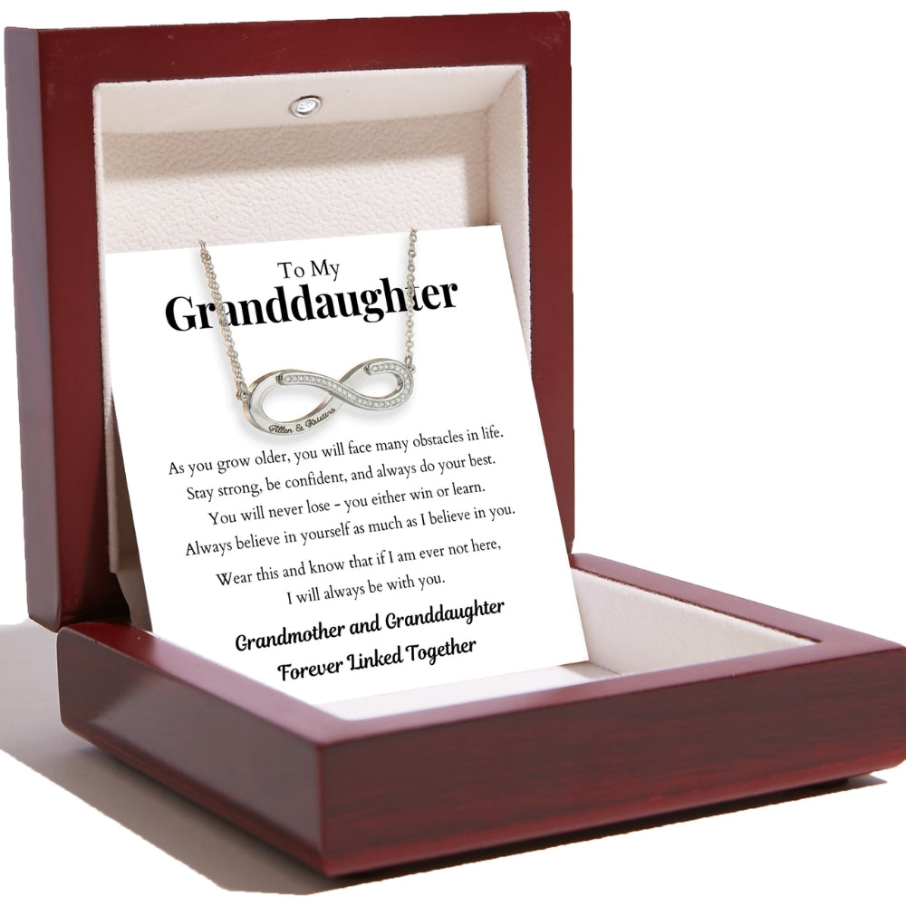 To My Granddaughter – Love Is Infinity Necklace