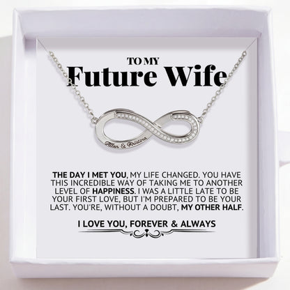 To My Future Wife – Love Is Infinity Necklace
