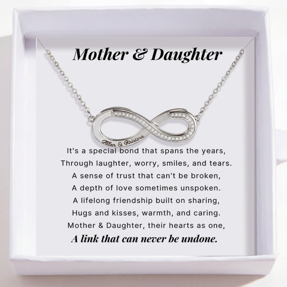 Mother Daughter – Love Is Infinity Necklace
