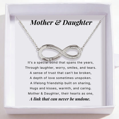 Mother Daughter – Love Is Infinity Necklace