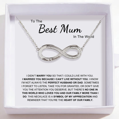 To My Wife – Love Is Infinity Necklace