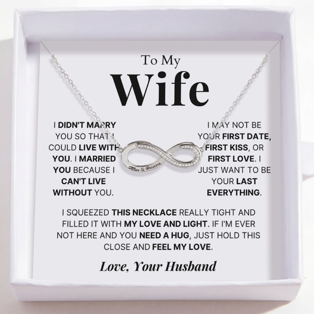 To My Wife – Love Is Infinity Necklace
