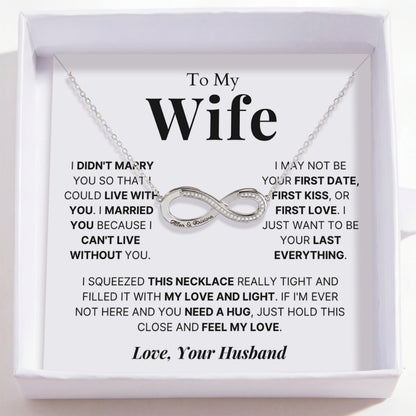 To My Wife – Love Is Infinity Necklace