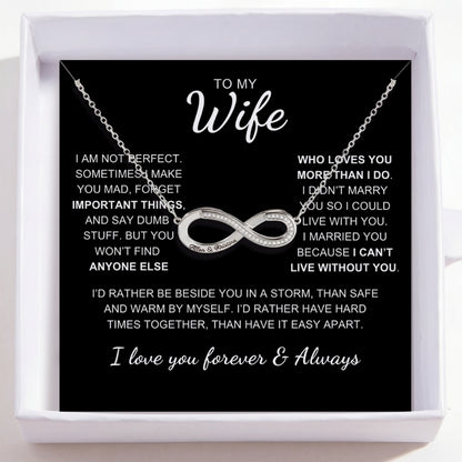 To My Wife – Love Is Infinity Necklace