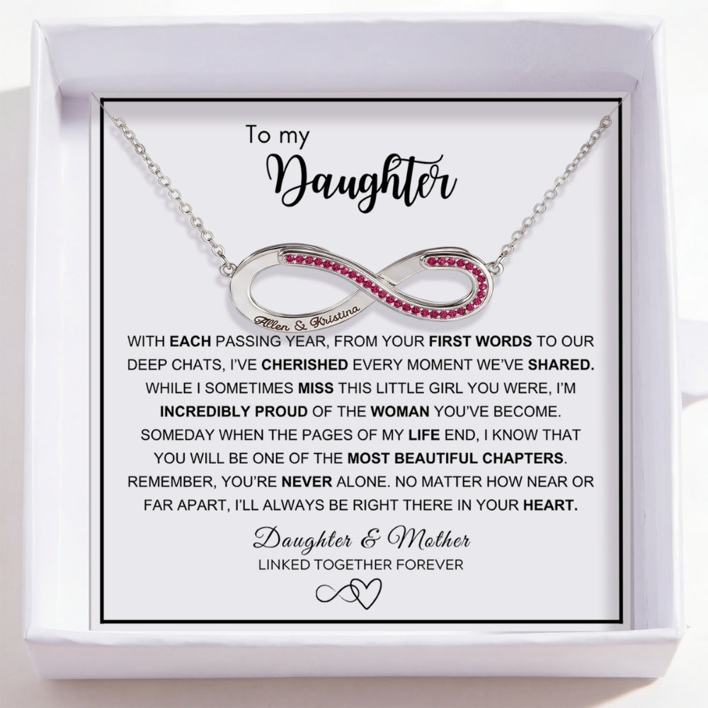 To My Daughter – Love Is Infinity Necklace