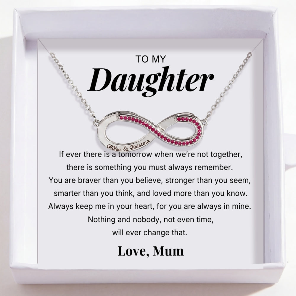To My Daughter – Love Is Infinity Necklace