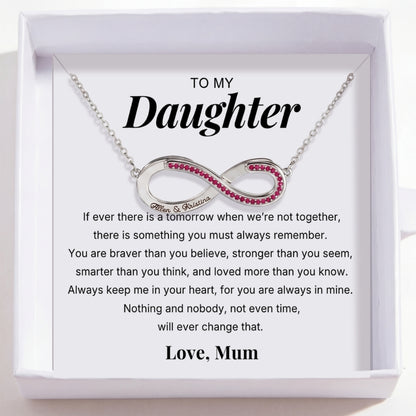 To My Daughter – Love Is Infinity Necklace