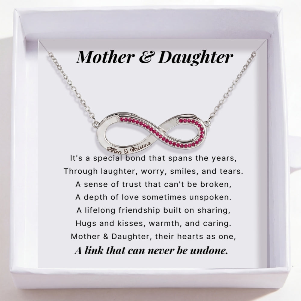 Mother Daughter – Love Is Infinity Necklace