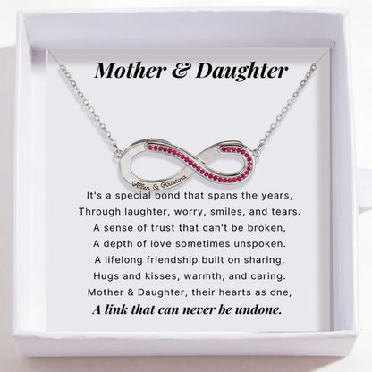Mother Daughter – Love Is Infinity Necklace