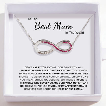 To My Wife – Love Is Infinity Necklace
