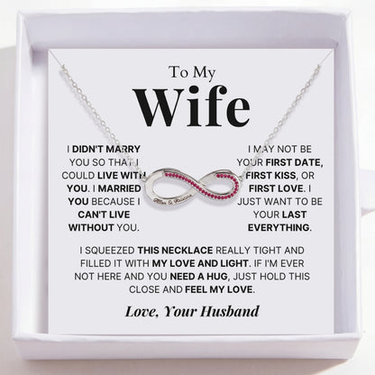 To My Wife – Love Is Infinity Necklace