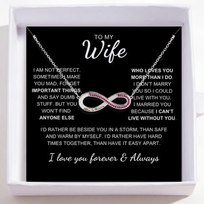To My Wife – Love Is Infinity Necklace