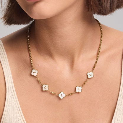 Lucky Clover Name Necklace