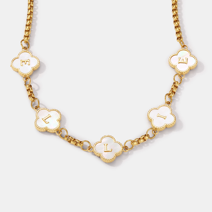 Lucky Clover Name Necklace
