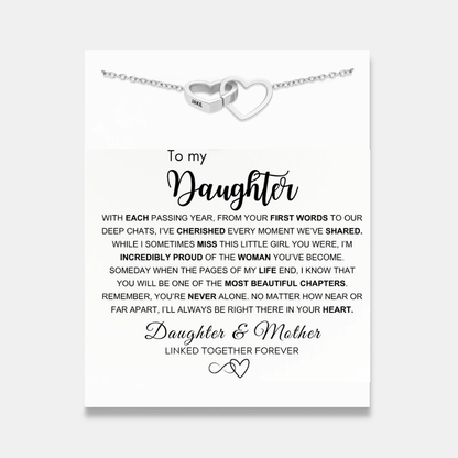 Interlocking Hearts Name Necklace