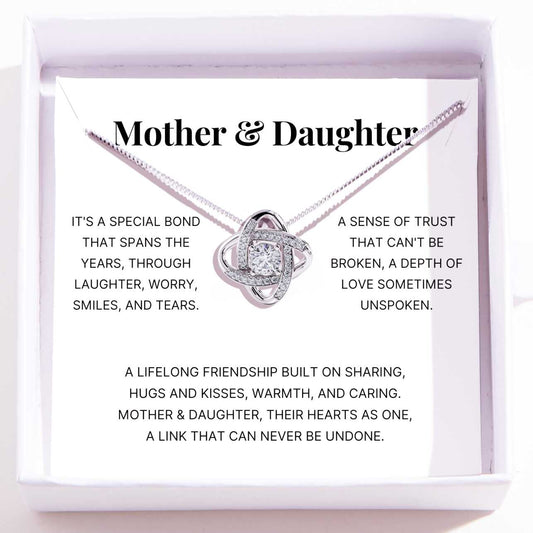 To Mum – Love Knot Necklace For Mum – A Bond Beyond Words