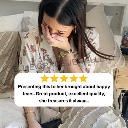 To My Daughter – Infinity Heart Name Bracelet